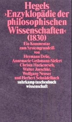 Cover for Hegels ' Enzyklopädie der philosophischen Wissenschaften' (1830). Ein Kommentar zum Systemgrundriß.