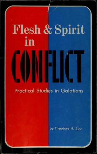 Cover for Flesh and spirit in conflict