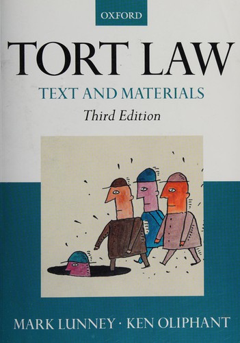 Cover for Tort law