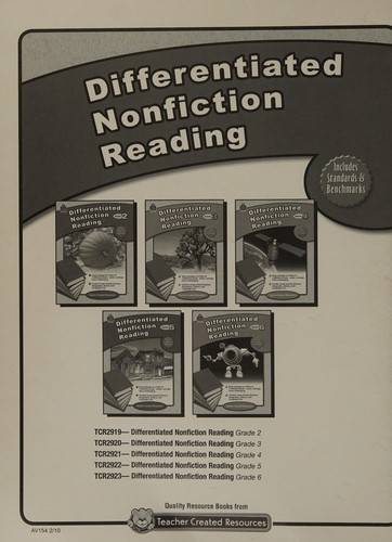 Cover for Differentiated Nonfiction Reading, Grade 6