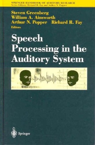 Cover for Speech processing in the auditory system