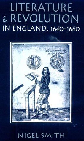 Cover for Literature and revolution in England, 1640-1660