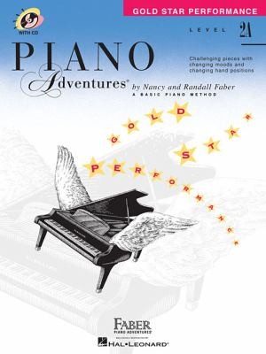 Cover for Piano Adventures Level 2A Gold Star Performance With CD Audio