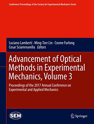 Cover for Advancement of Optical Methods in Experimental Mechanics, Volume 3
