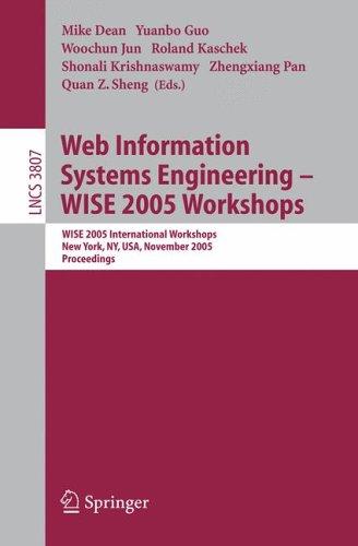 Cover for Web Information Systems Engineering - WISE 2005 Workshops
