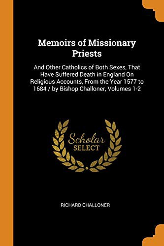 Cover for Memoirs of Missionary Priests