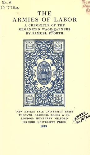 Cover for The armies of labor