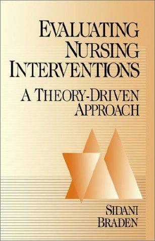 Cover for Evaluating Nursing Interventions
