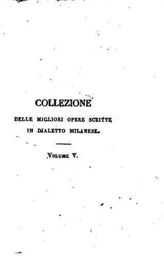 Cover for Opere