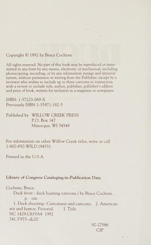 Cover for Duck Fever