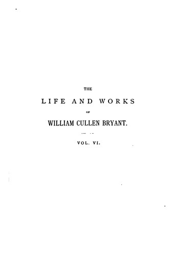 Cover for Prose Writings of William Cullen Bryant