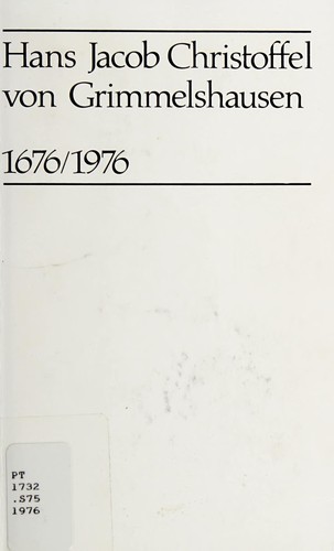 Cover for Hans Jacob Christoffel von Grimmelshausen
