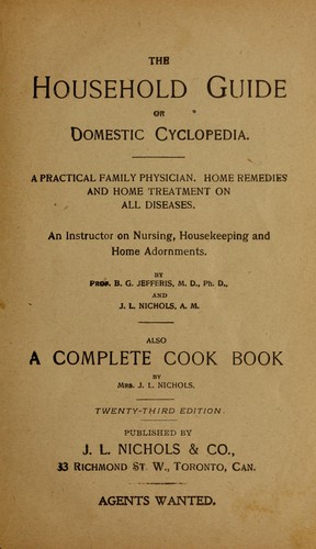 Cover for The household guide, or, Domestic cyclopedia