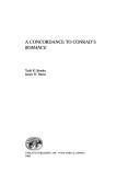 Cover for A concordance to Conrad's Romance