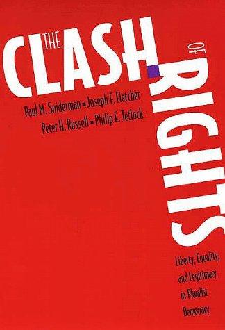 Cover for The clash of rights