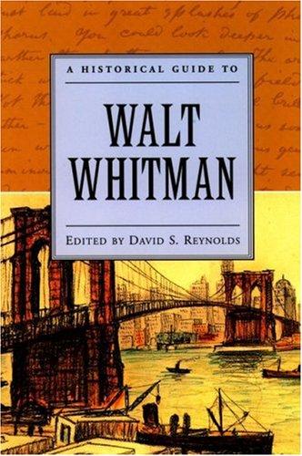 Cover for A historical guide to Walt Whitman