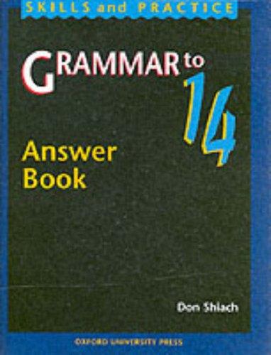 Cover for Grammar to 14