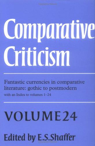 Cover for Comparative Criticism