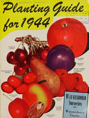 Cover for Planting guide for 1944