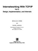 Cover for Internetworking with TCP/IP