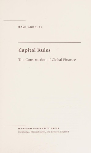 Cover for Capital Rules