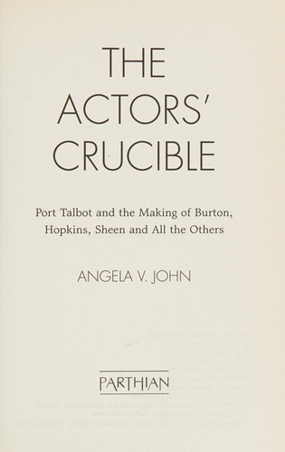 Cover for Actors' Crucible