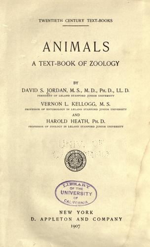 Cover for Animals