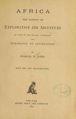 Cover for Africa