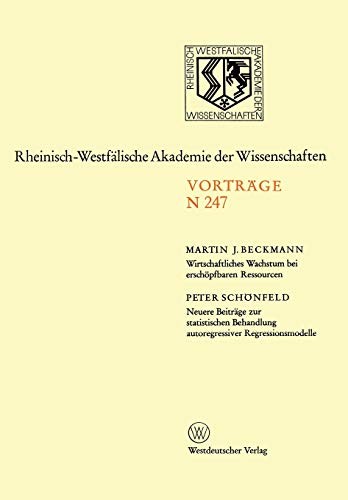 Cover for Wirtschaftliches Wachstum bei erschöpfbaren Ressourcen