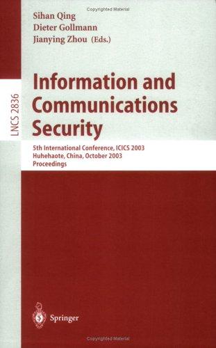 Cover for Information and Communications Security