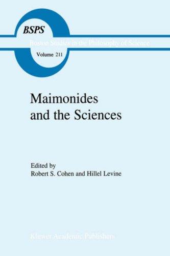 Cover for Maimonides and the sciences