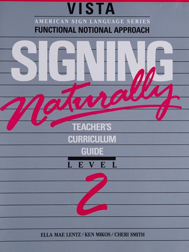Cover for Signing Naturally