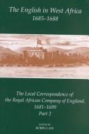 Cover for The English in West Africa, 1685-1688