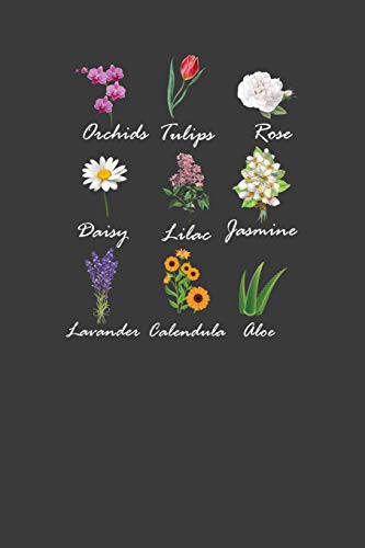 Cover for Orchids Tulips Rose Daisy Lilac Jasmine Lavender Calendula Aloe