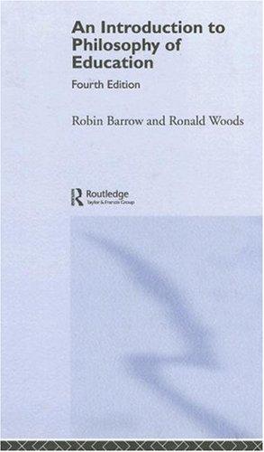 Cover for An introduction to philosophy of education