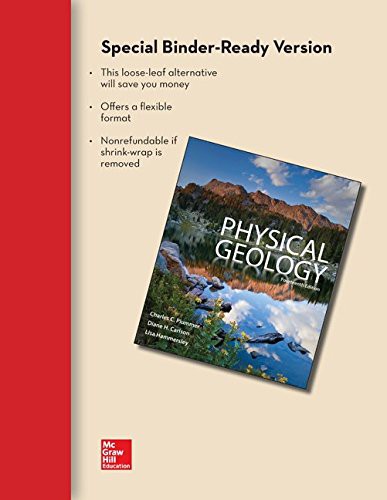 Cover for Loose Leaf Version for Physical Geology with Connect Access Card