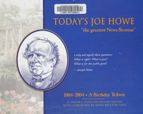 Cover for Today's Joe Howe