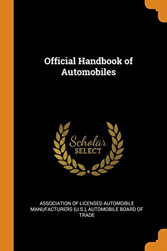 Cover for Official Handbook of Automobiles