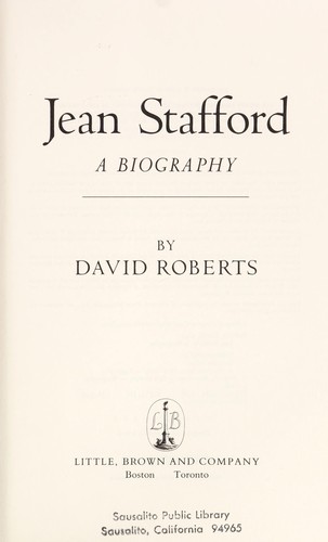 Cover for Jean Stafford