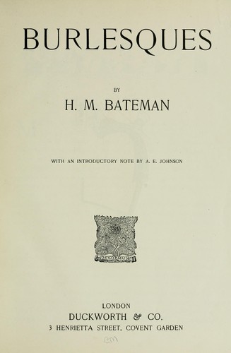 Cover for Burlesques