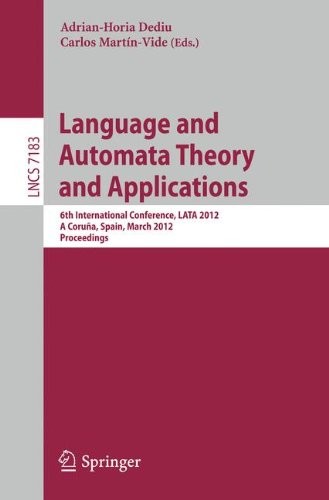 Cover for Language and Automata Theory and Applications