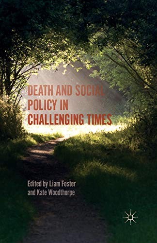 Cover for Death and Social Policy in Challenging Times