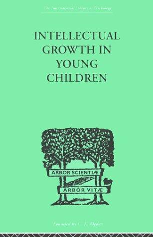 Cover for Intellectual Growth in Young Children