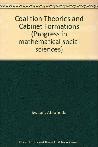 Cover for Coalition theories and cabinet formations.