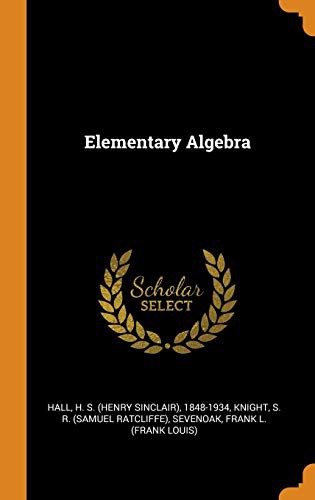 Cover for Elementary Algebra