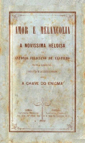 Cover for Amor e melancolia, ou, A novissima Heloisa