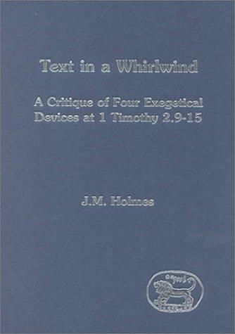 Cover for Text in a whirlwind