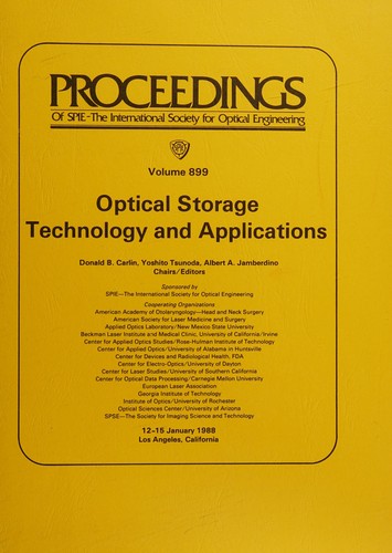Cover for Optical storage technology and applications