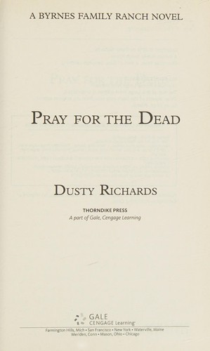 Cover for Pray for the Dead