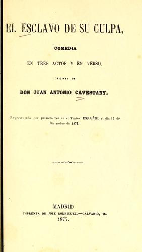 Cover for El esclavo de su culpa